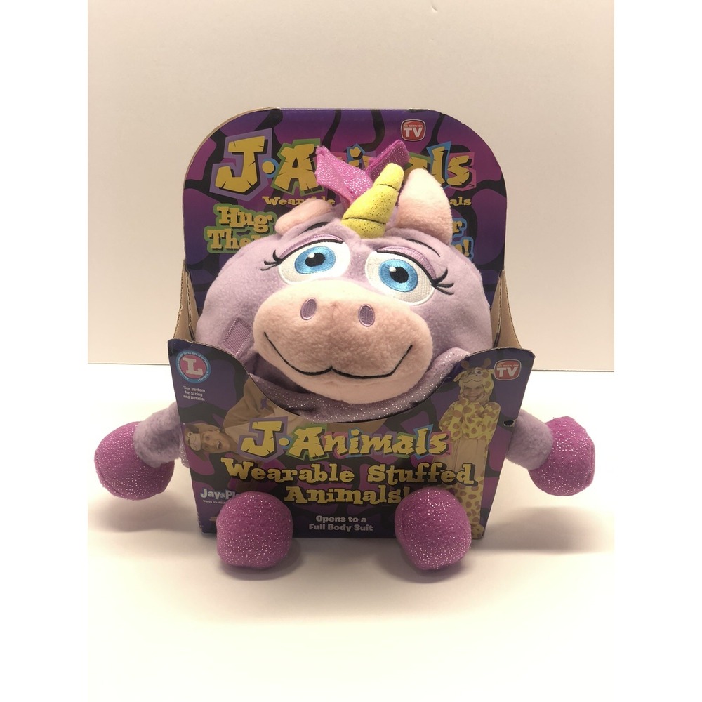 Jay At Play Janimals Wearable Unicorn SIZE LARGE pajamas